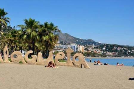Apartamento Lujo Frente Al Mar Centro De Málaga Exteriör bild